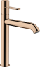 Купить купить смеситель для раковины axor uno 190, с рукояткой-петлей, с незапираемым сливным набором, полированное красное золото арт. 38032300