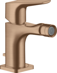 Смеситель для биде AXOR Citterio E с рычаговой рукояткой, матовое красное золото арт. 36121310