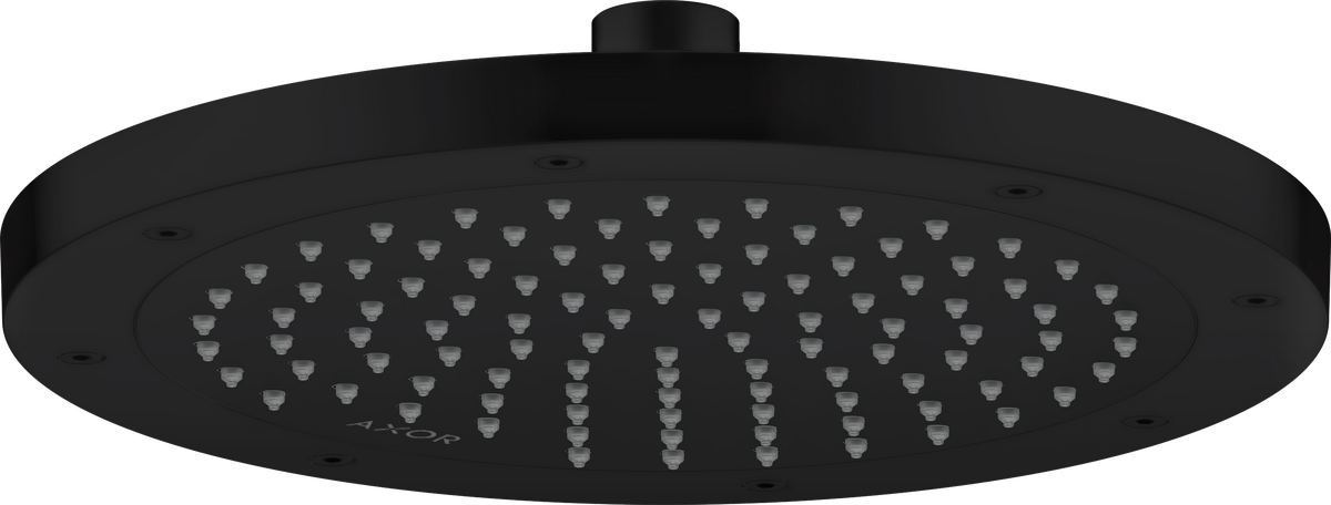 Купить купить верхний душ axor showersolutions 245 1jet ecosmart, матовый черный арт. 35381670
