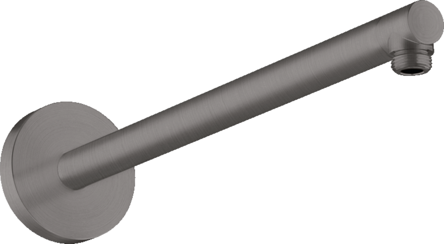 Купить купить держатель верхнего душа axor showersolutions, 390 мм, шлифованный черный, хром арт. 26431340