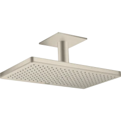 Верхний душ Axor ShowerSolutions, 1 jet, с потолочным подсоединением, 460x270 мм, шлифованный никель арт. 35277820