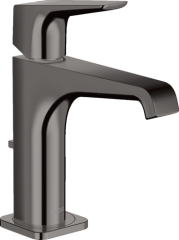 Смеситель для раковины AXOR Citterio E 130, с рычаговой рукояткой, со сливным гарнитуром, полированный черный, хром арт. 36110330