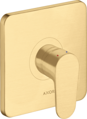 Смеситель для душа AXOR Citterio M скрытого монтажа, матовое золото арт. 34625250