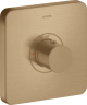 Купить купить термостат axor showerselect highflow, скрытого монтажа, softsquare, матовая бронза арт. 36711140
