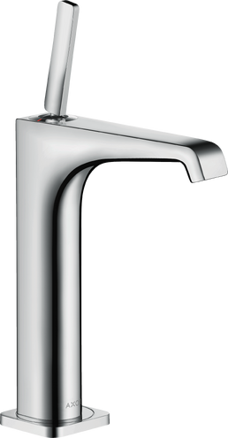 Купить купить смеситель для раковины axor citterio e 190, для накладной раковины, с незапираемым сливным набором, хром арт. 36103000