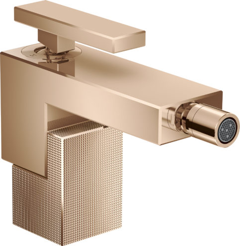 Купить купить смеситель для биде axor edge с алмазной огранкой, полированное красное золото арт. 46211300