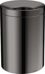 Корзина для мусора AXOR Universal Circular, полированный черный, хром арт. 42872330