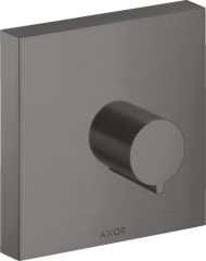 Запорный вентиль AXOR ShowerSolutions 120/120, скрытого монтажа, шлифованный черный, хром арт. 10972340