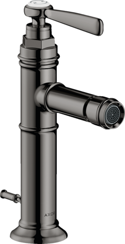 Купить купить смеситель для биде axor montreux, однорычажный, со сливным гарнитуром, полированный черный, хром арт. 16526330