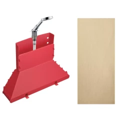 Набор на край ванны Axor Secuflex, с ручным душем, шлифованная бронза арт. 19418140