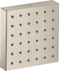 Модуль душа AXOR ShowerSolutions 120/120, скрытого монтажа, квадратный, шлифованный никель арт. 28491820