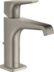 Смеситель для раковины AXOR Citterio E 130, с рычаговой рукояткой, со сливным гарнитуром, сталь арт. 36110800