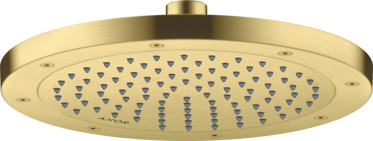 Купить купить верхний душ axor showersolutions 245 1jet ecosmart, матовая латунь арт. 35381950