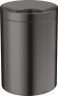 Купить купить корзина для мусора axor universal circular, матовый черный, хром арт. 42872340
