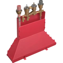 Скрытая часть термостата на край ванны Axor, на 4 отверстия, шлифованная бронза арт. 15482180