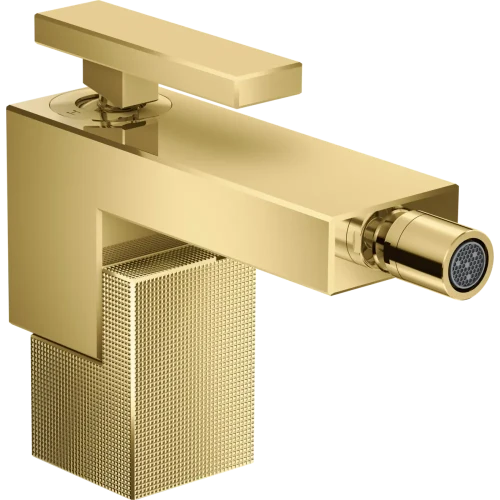 Купить купить смеситель для биде axor edge с алмазной огранкой, полированное золото арт. 46211990