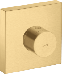 Термостат AXOR ShowerSolutions 120/120, скрытого монтажа, квадратный, шлифованное золото арт. 10755250