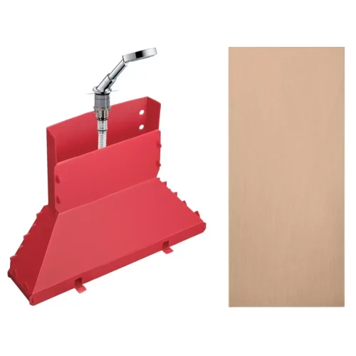 Купить купить набор на край ванны axor secuflex, с ручным душем, шлифованное красное золото арт. 19418310