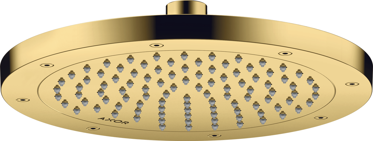 Купить купить верхний душ axor showersolutions 245 1jet ecosmart, полированное золото арт. 35381990