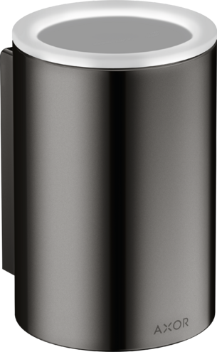 Купить купить стаканчик для зубных щеток axor universal circular настенный, полированный черный, хром арт. 42804330