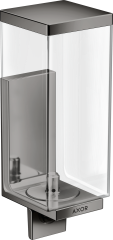 Дозатор жидкого мыла AXOR Universal Rectangular, полированный черный, хром арт. 42610330