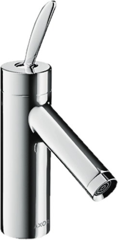 Купить купить смеситель для раковины axor starck 70, с незапираемым сливным набором, хром арт. 10018000