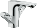 Купить купить смеситель axor urquiola для раковины с высотой излива 120 мм с двумя рукоятками со сливным гарнитуром, хром арт. 11024000