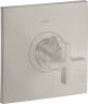 Купить купить термостат axor citterio highflow с крестообразной рукояткой, сталь арт. 39716800