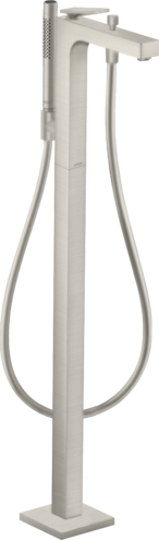 Купить купить смеситель для ванны axor citterio напольный, с рычаговой рукояткой - с текстурой, сталь арт. 39471800