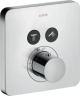 Купить купить термостат axor showersolutions для 2 потребителей, скрытого монтажа, softsquare, хром арт. 36707000