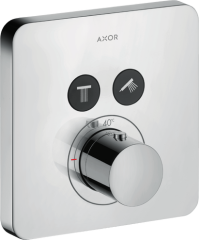 Термостат AXOR ShowerSolutions для 2 потребителей, скрытого монтажа, softsquare, хром арт. 36707000