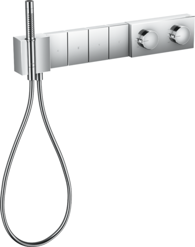 Купить купить модуль термостата axor edge 610/100 для 4 потребителей скрытого монтажа, хром арт. 46720000