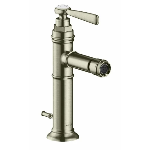 Купить купить смеситель для биде axor montreux, однорычажный, со сливным гарнитуром, сталь арт. 16526800