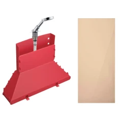 Набор на край ванны Axor Secuflex, с ручным душем, полированное красное золото арт. 19418300