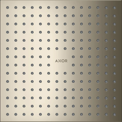 Верхний душ Axor ShowerSolutions, потолочный монтаж, 250x250 мм, 1 jet, полированный никель арт. 35309830