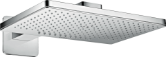 Верхний душ AXOR ShowerSolutions 460/300 2jet, с держателем, с розеткой softsquare, хром арт. 35275000