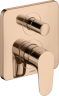 Купить купить смеситель для ванны axor citterio m со встроенной защитной комбинацией en1717, полированное красное золото арт. 34427300