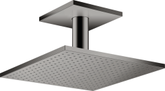 Верхний душ AXOR ShowerSolutions 300/300 1jet, с потолочным подсоединением, полированный черный, хром арт. 35316330