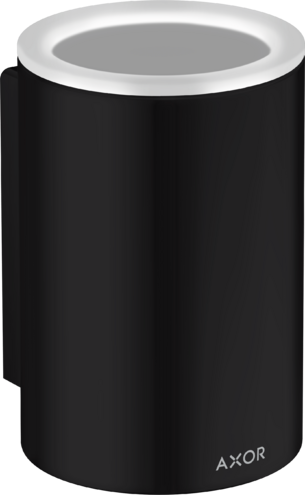 Купить купить стаканчик для зубных щеток axor universal circular настенный, матовый черный арт. 42804670