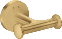 Двойной крючок AXOR Universal Circular, матовое золото арт. 42812250