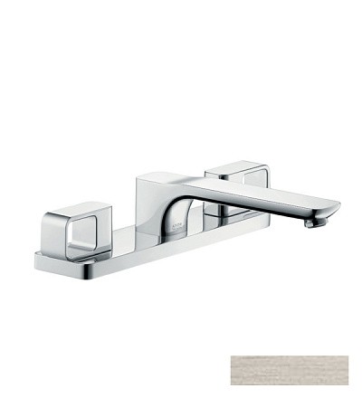 Купить купить смеситель на край ванны axor urquiola, на край ванны, на 3 отверстия, сталь арт. 11436800