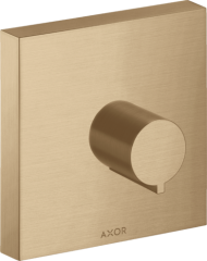 Запорный вентиль AXOR ShowerSolutions 120/120, скрытого монтажа, шлифованная бронза арт. 10972140