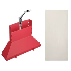 Набор на край ванны Axor Secuflex, с ручным душем, сталь арт. 19418800