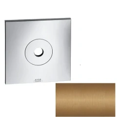 Настенная/потолочная панель Axor Citterio, квадратная, 170 мм, шлифованная бронза арт. 27419140