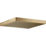 Купить купить верхний душ axor showercollection, 1 jet, скрытого монтажа, 24x24 см, полированная бронза арт. 10924130