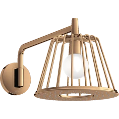 Верхний душ Axor LampShower/Nendo, 275, 1 jet, с держателем, полированная бронза арт. 26031130