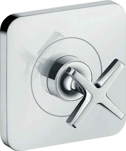 Купить купить запорный вентиль axor citterio e 120/120, скрытого монтажа, сталь арт. 36771800