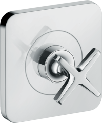 Запорный вентиль AXOR Citterio E 120/120, скрытого монтажа, сталь арт. 36771800