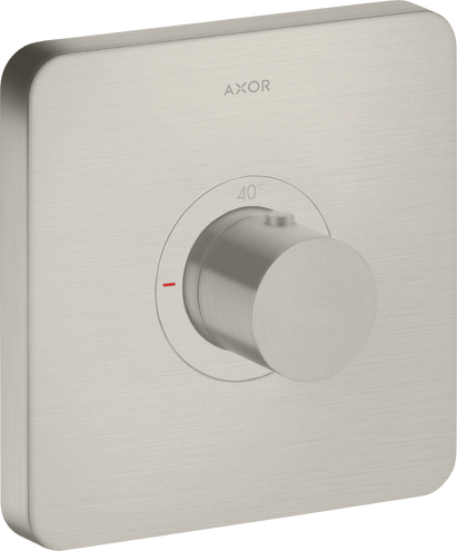 Купить купить термостат axor showerselect highflow, скрытого монтажа, softsquare, сталь арт. 36711800
