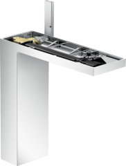 Смеситель для раковины AXOR MyEdition 230 со сливным клапаном Push-Open без панели, хром арт. 47022000
